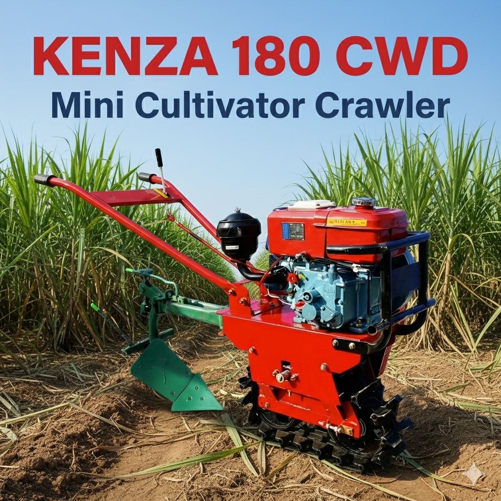 KENZA 180 CWD CULTIVATOR RODA TANK / TRAKTOR MINI / TRAKTOR RODA BESI / MINI CULTIVATOR KENZA 180 CW