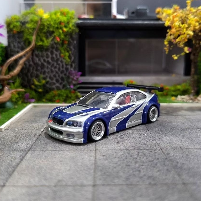 (CUSTOM) Hot Wheels Premium - BMW M3 GTR NFS Most Wanted - Hotwheels Premium
