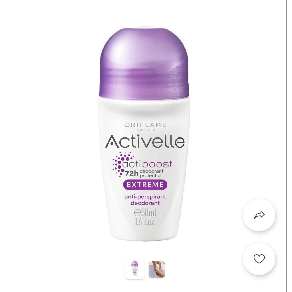 Activelle extreme anti perspirant deodorant/deodorant oriflame/deodorant activelle