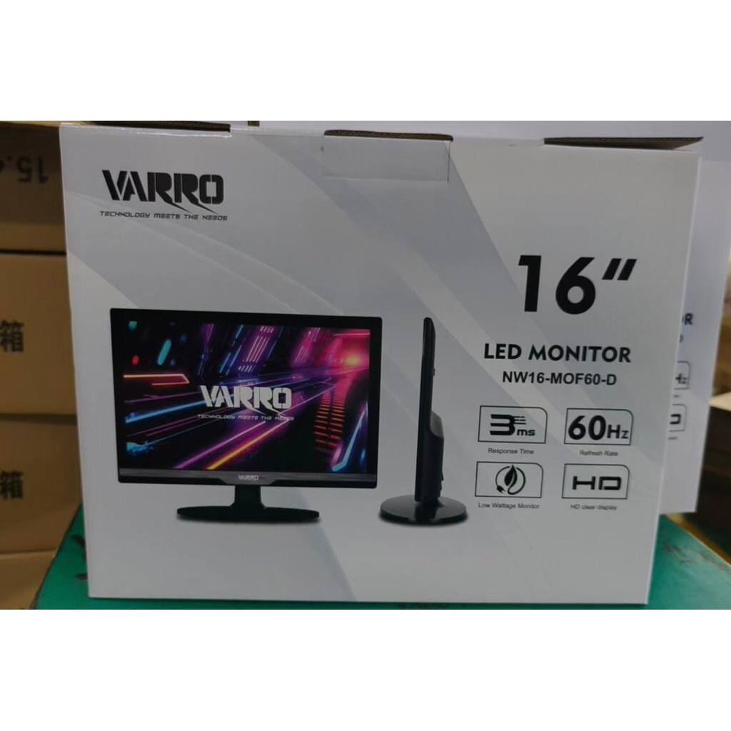 Monitor LED Varro 15.6 Inch ( HDMI + VGA )