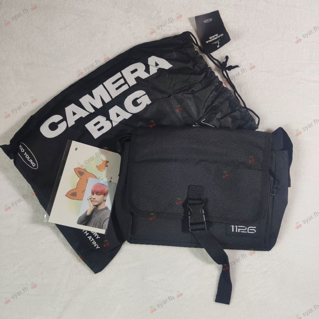 [UNSEALED] ATEEZ WOOYOUNG HBD BIRTHDAY MD 2022 CAMERA BAG (HONGJOONG SEONGHWA YUNHO YEOSANG SAN MING