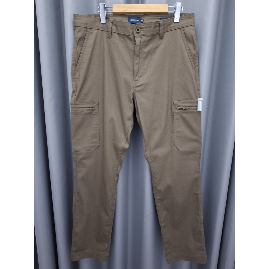 3Second Celana Panjang Pria Cargo Regular Fit Twill Zayn Original