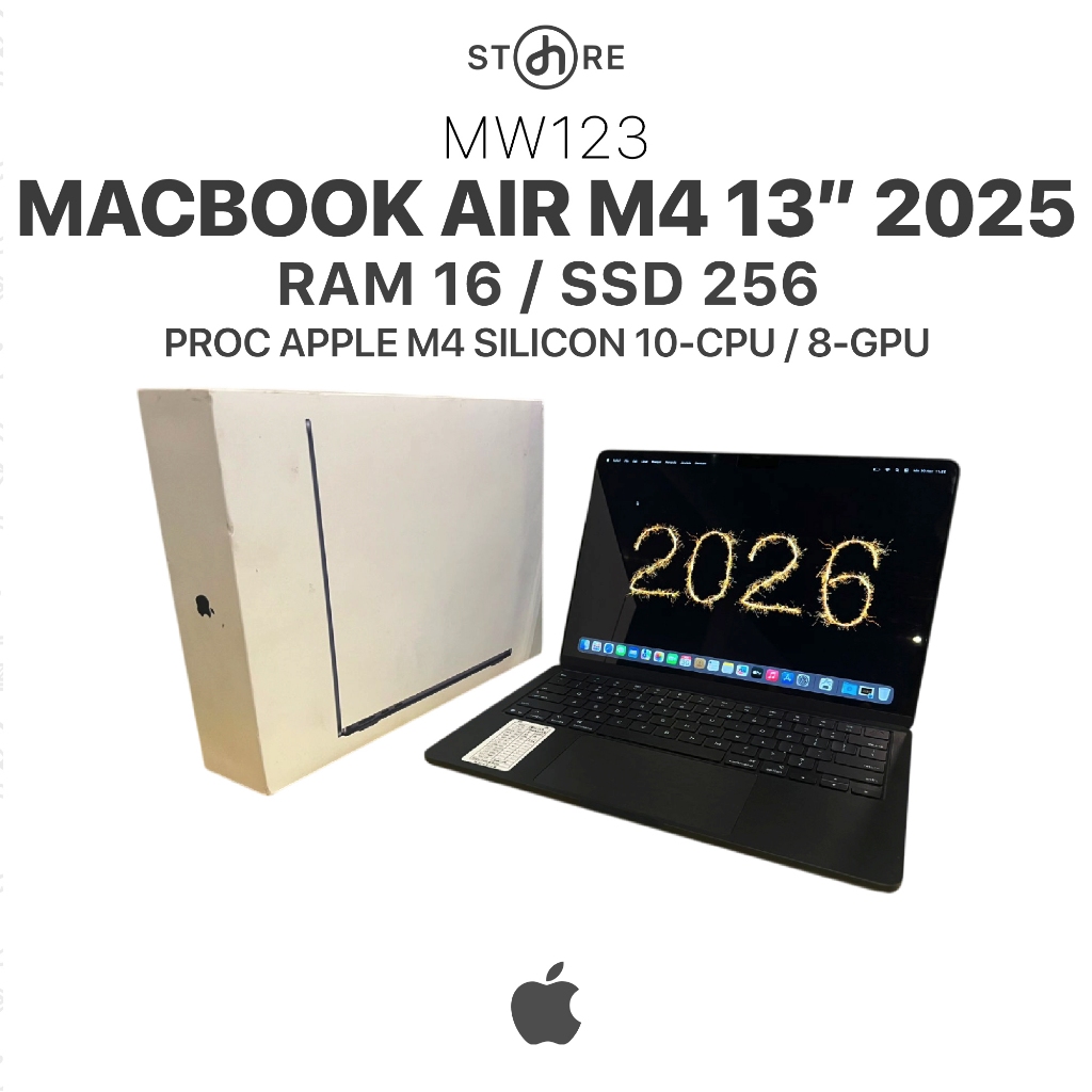 Second , Macbook Air M4 2025 13" , 16/256 , Midnight , MW123