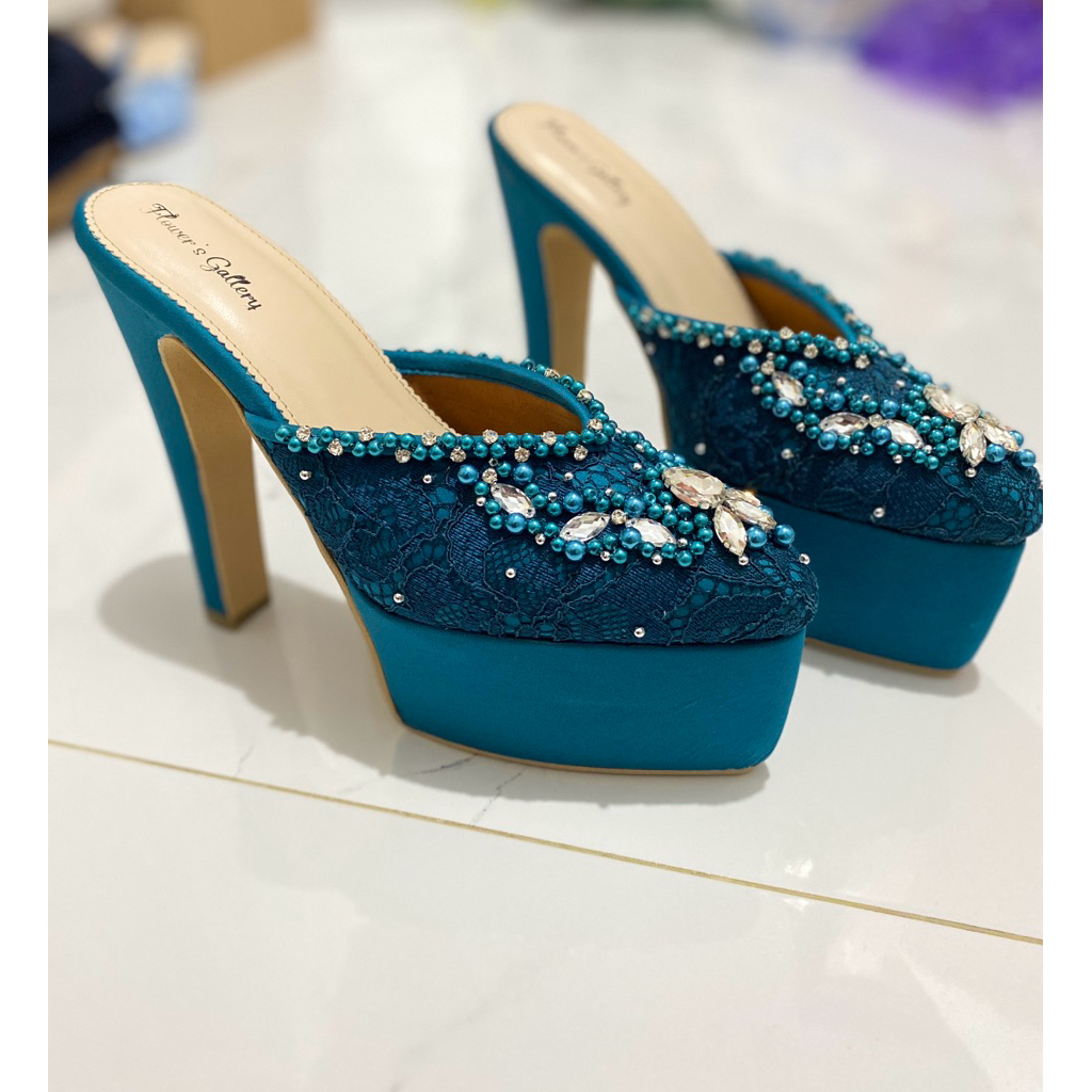 SAYAP/ platform 15cm/ Wedding shoes/selop pengantin/ heels