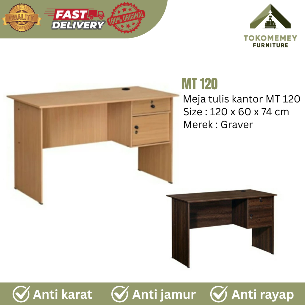 MEJA KIOS MEJA TULIS MEJA KANTOR BESAR MT 120
