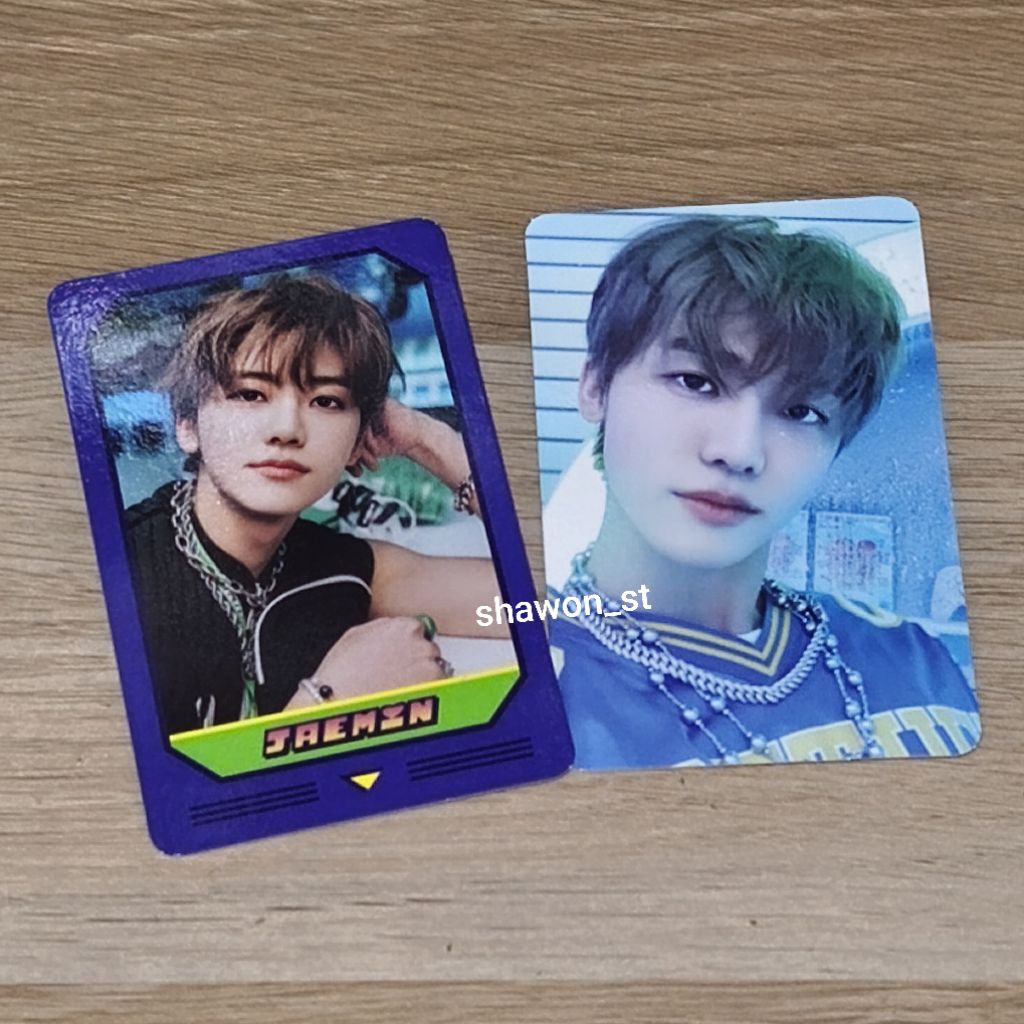 PHOTOCARD OFFICIAL JAEMIN GLITCH MODE MATCHING CARD SET / NCT DREAM MATCHING CARD