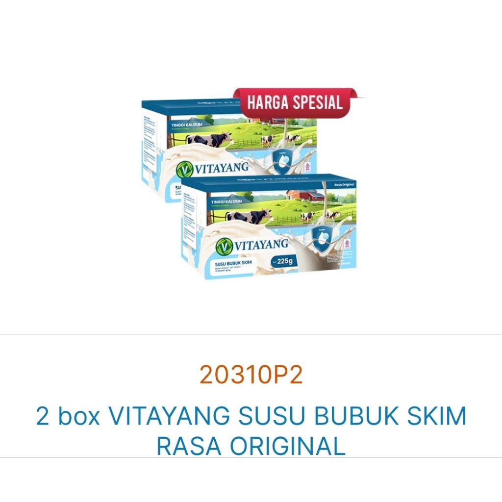 VITAYANG SUSU SKIM ORGINAL