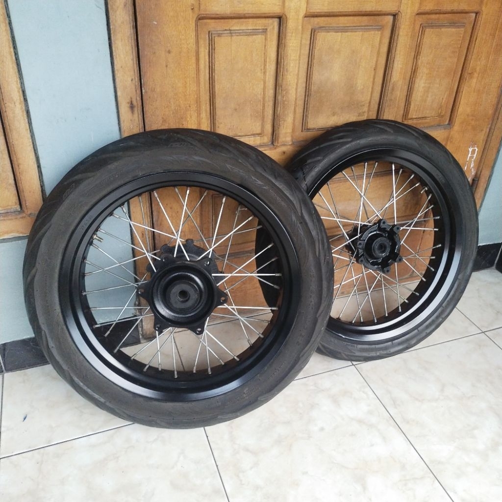wheelset supermoto crf velg crf supermoto whelset supermoto crf velg supermoto crf Wheelset supermot