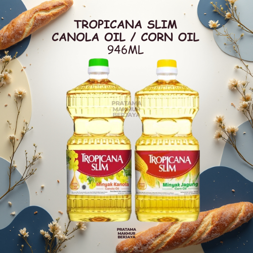 TROPICANA SLIM CORN OIL & CANOLA OIL 946ML / MINYAK JAGUNG & MINYAK KANOLA TROPICANA SLIM