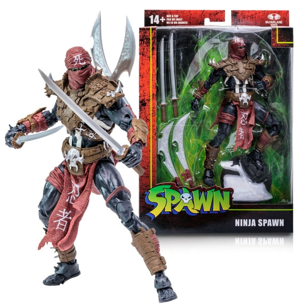 100% Ori McFarlane Toys Spawn Ninja Spawn Action Figure Original MISB | Spawn Universe Ninja Spawn 7