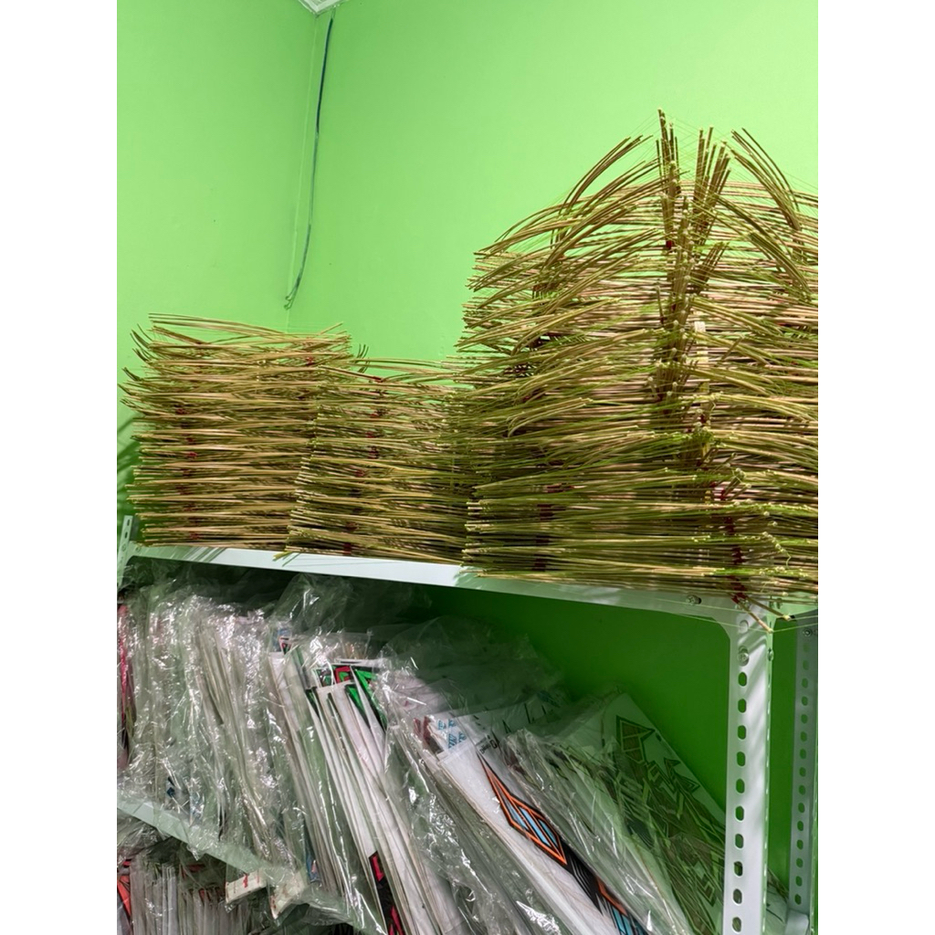 ARKU LAYANGAN SUKHOI BAMBU PETUNG LILITAN 20 PCS