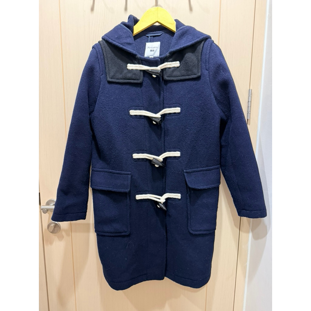 UNIQLO x JW Anderson Duffle Coat Kimtan Hoodie Navy