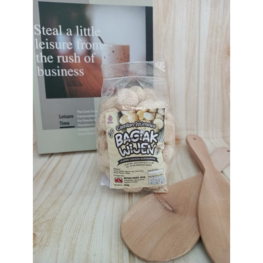 Bagiak Wijen 200gr | Oleh-oleh Khas Banyuwangi