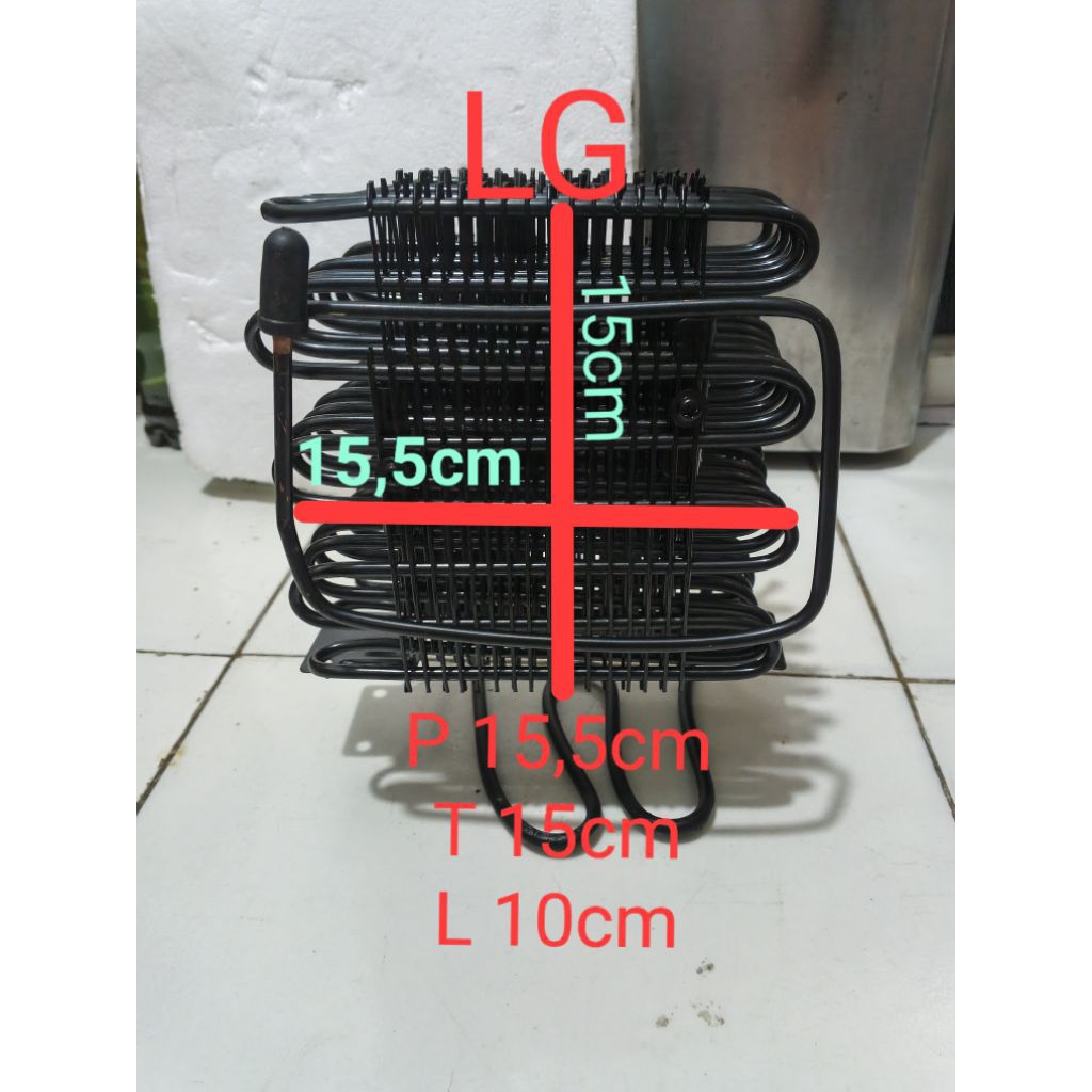 kondensor tumpuk Lg kulkas 2 pintu besar original