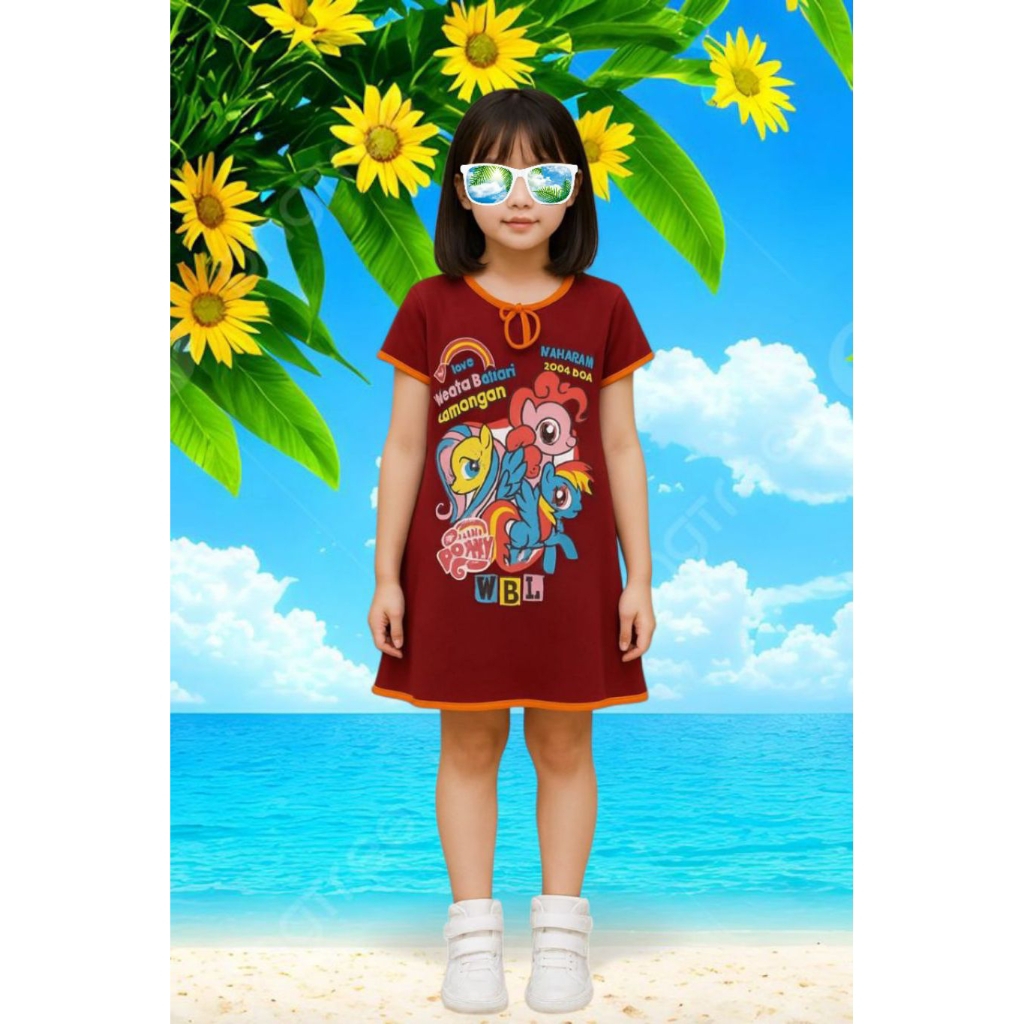 Daster anak pony wisata bahari lamongan