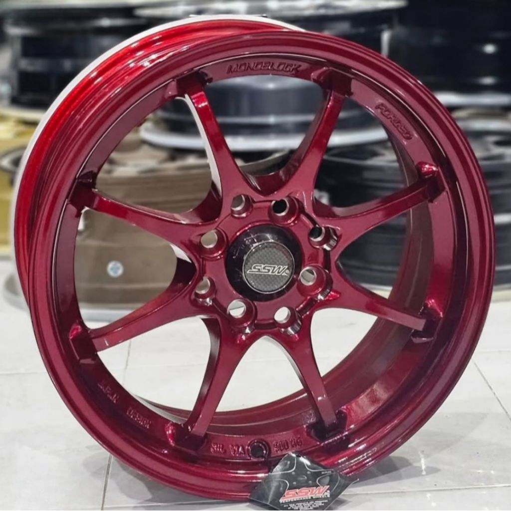 velg ce28 ssw original Thailand r15 lebar 7 pcd 4x100 - 4x114,3 velg racing r15 avanza Xenia velg mo