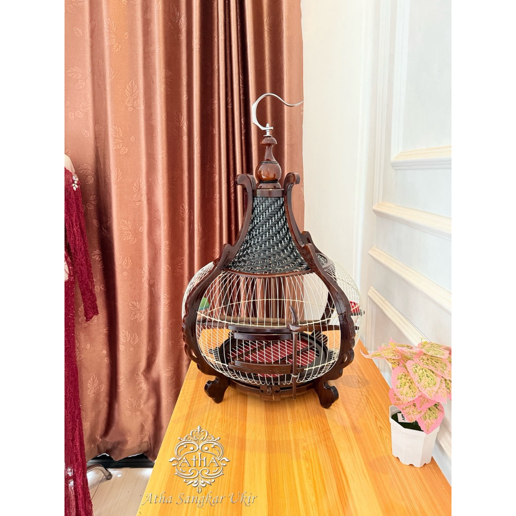 sangkar perkutut/sangkar dekukur puter model minion/bawang