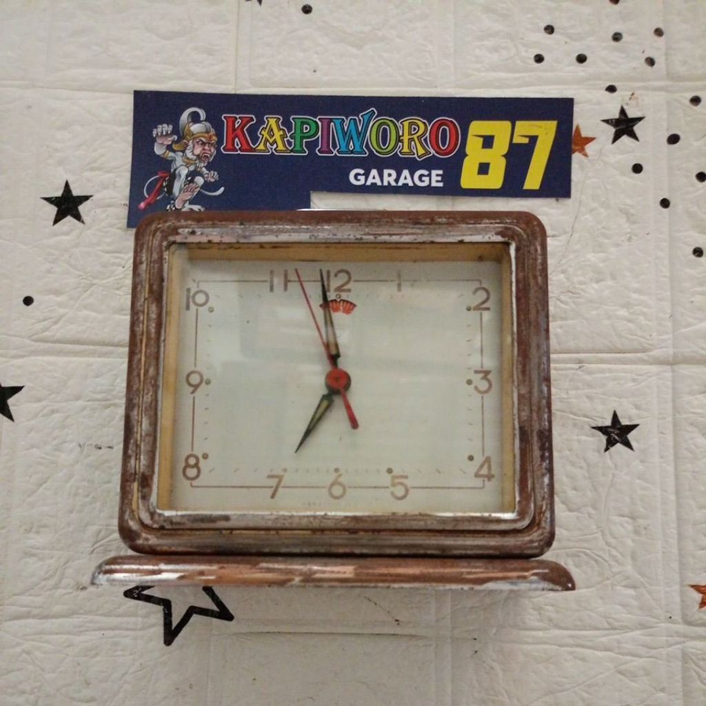 jam meja jadul bahan vintage
