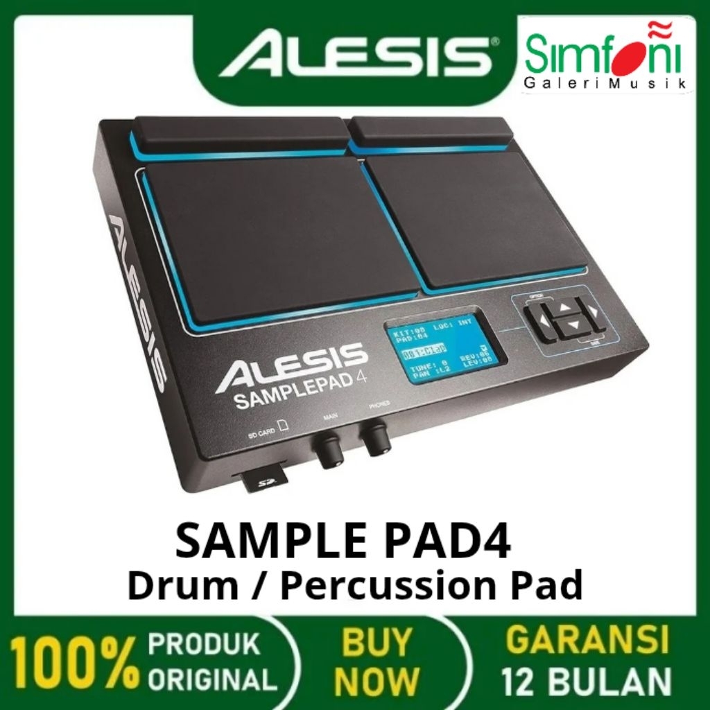 ALESIS SAMPLE PAD4 / SAMPLEPAD4 / SAMPLEPAD 4 4-Pad Percussion and Sample - Triggering