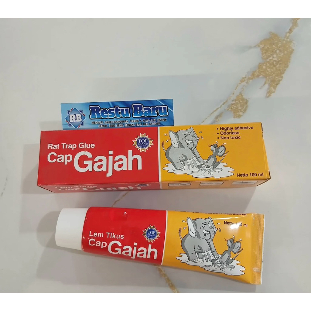 Lem tikus cap gajah - solusi ampuh perangkap tikus.
