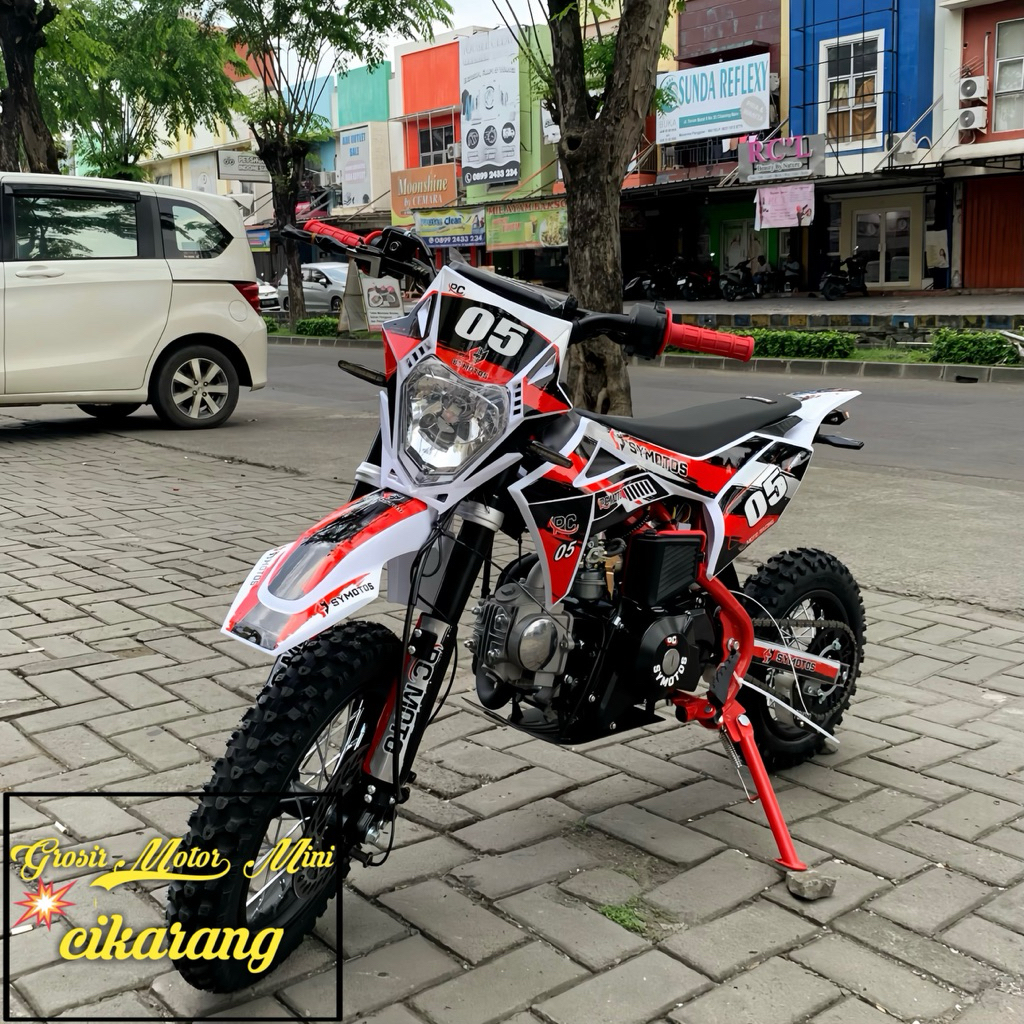 MOTOR MINI TRAIL 50CC SYMOTOS RING 12/10 MESIN 4TAK