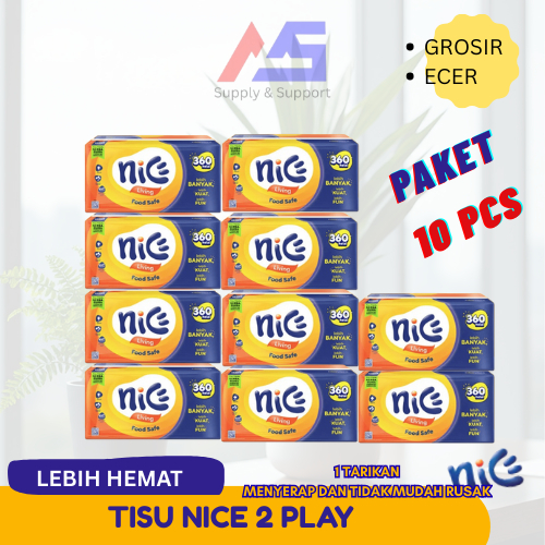TISSUE NICE 10 PACK 360 HELAI