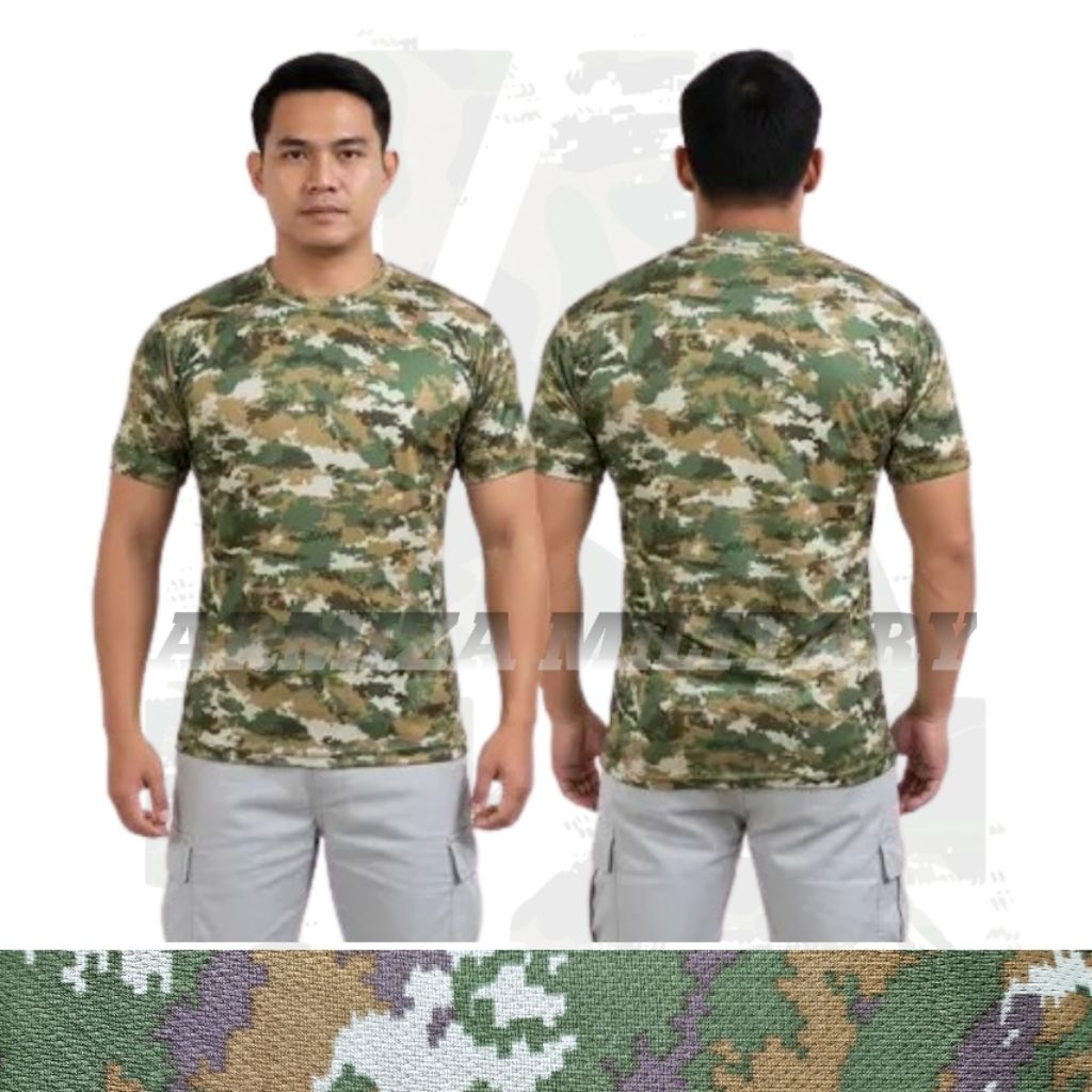 KAOS LORENG GREEN SAGE MALVINAS TERBARU LENGAN PENDEK
