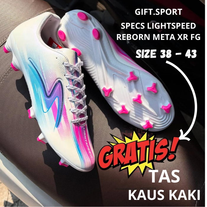 [ TERLARIS 2026 BUY 1 GET 1 TAS ] Sepatu Bola SPECS Lightspeed Reborn Meta XR fg Pro 100% Kualitas P