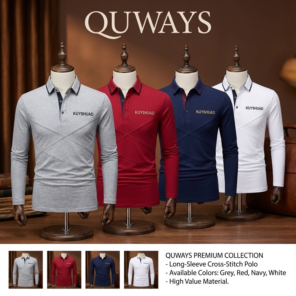 Kusyuad Quways - Kaos Katun Premium ‘Velliré’ Casual & Modern Style