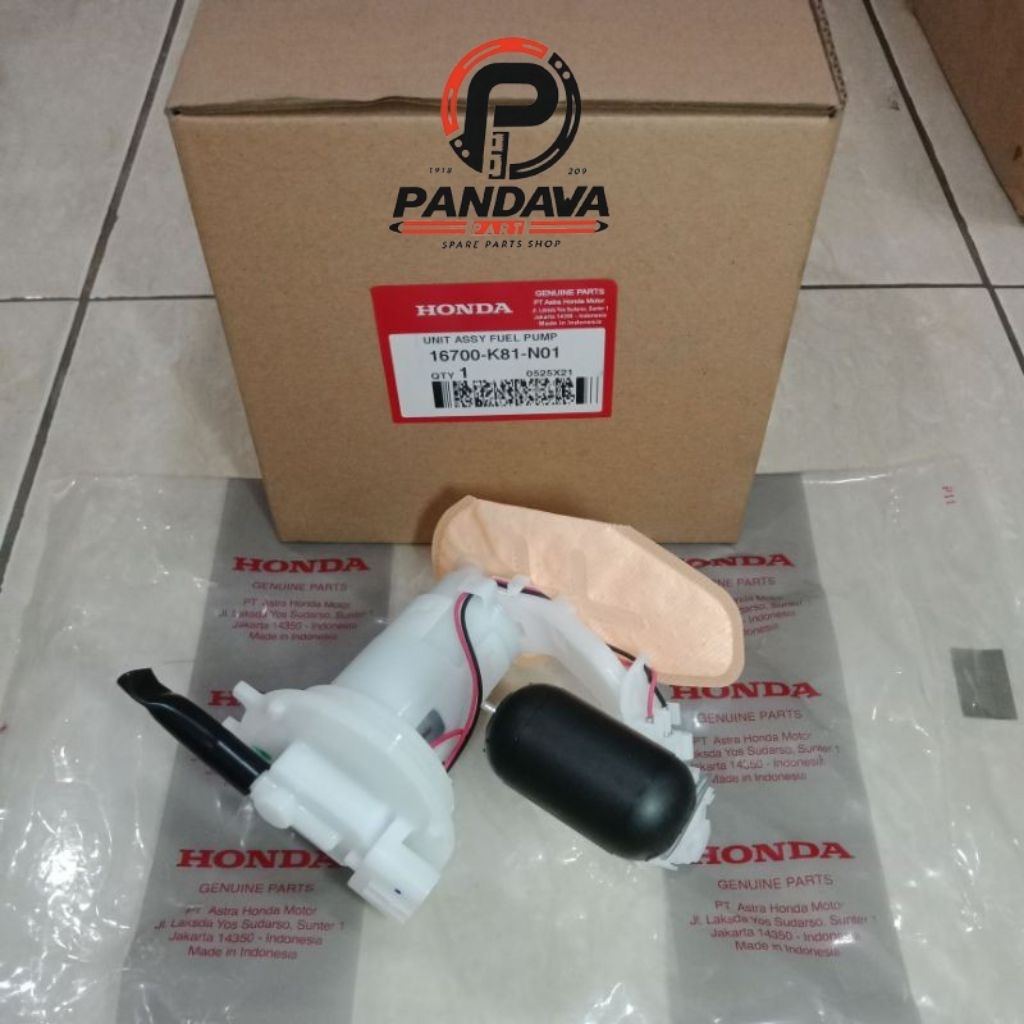 16700K81N01 FUEL PUMP POMPA BENSIN SCOOPY ESP K93 BEAT ESP K81 BEAT STREET K81 ORIGINAL AHM