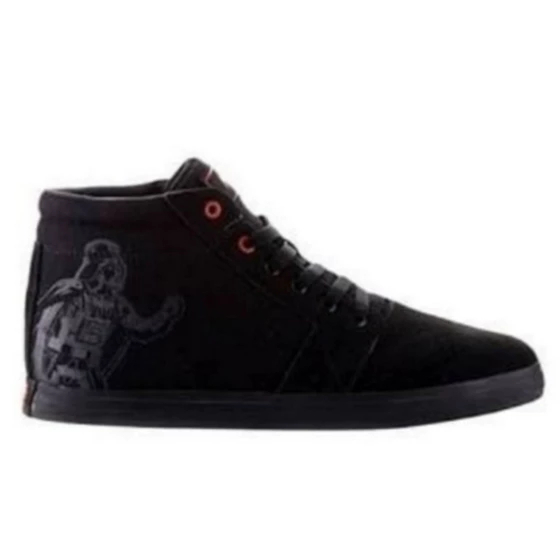 Star Wars Darth Vader Black Chukka Sneakers Cow Leather Suede Kulit Mid Sepatu Piero