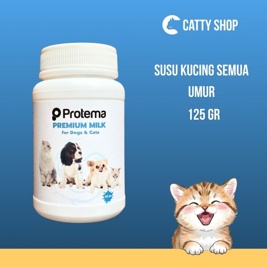 Susu kucing anti mencret 125 gr untuk segala umur, Bisa untuk Susu kitten anak kucing 0 2 bulan, sus