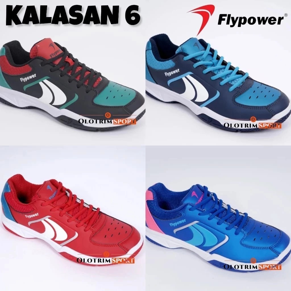 PROMO Gratis Ongkir Sepatu Badminton Flypower Palah Plaosan Pawon Sepatu Olahraga Pria Wanita Free K