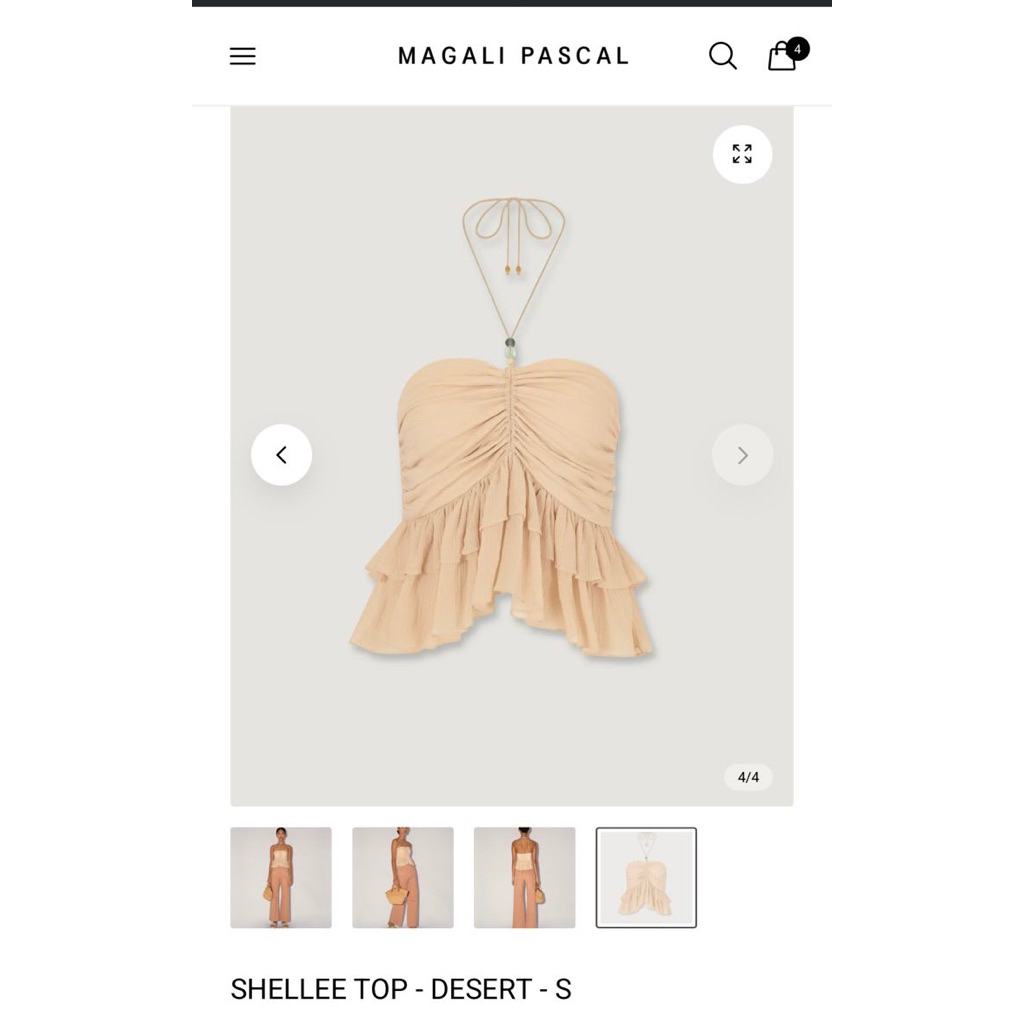 New Magali Pascal Shelle Halter Top (jual rugi)