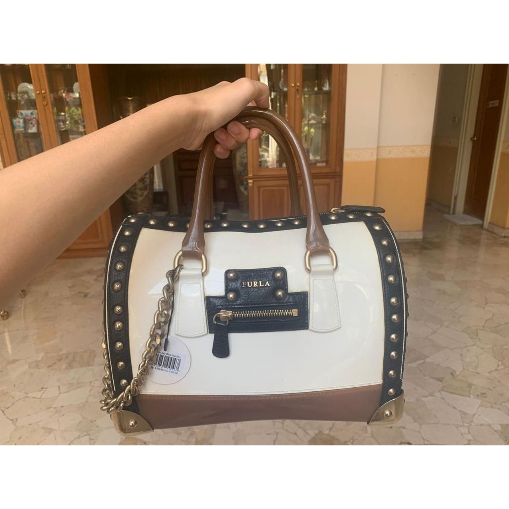 Preloved Bag Furla Jelly.Beli 9jt lebih