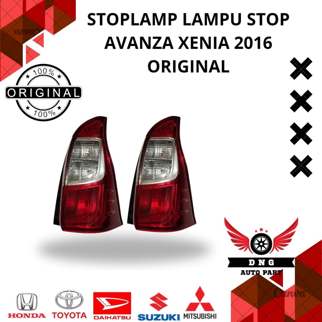 Lampu Belakang Avanza Veloz Xenia Original StopLamp Lampu Stop  Lampu rem Belakang Avanza Xenia Avan