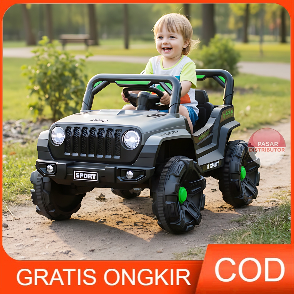 Pasar Distributor KM-2188S/M/B MOBIL AKI JEEP Mainan Jeep Aki Anak Mobil Aki Musik Lampu Bluetooth