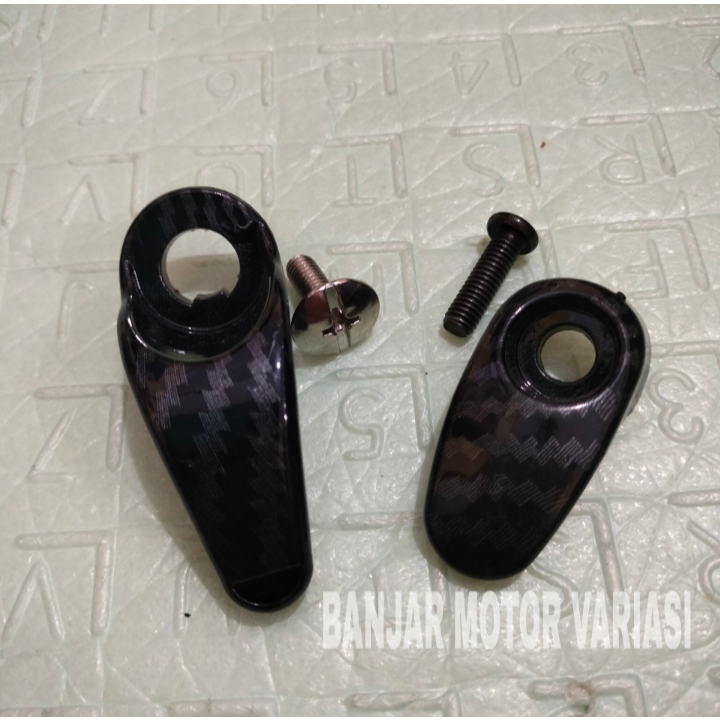 BANJAR MOTOR gantungan barang motor matic karbon + baut