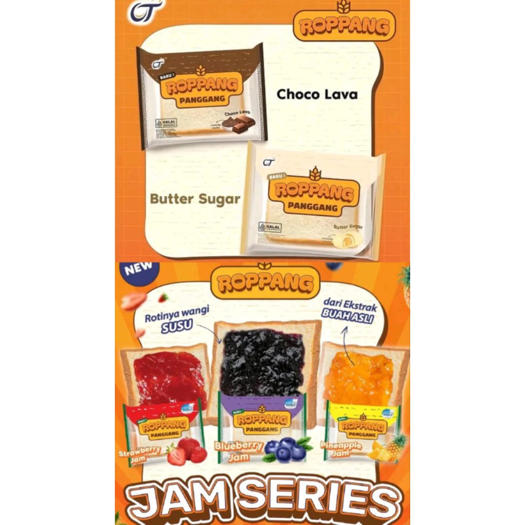 Ropang Roti panggang lembut