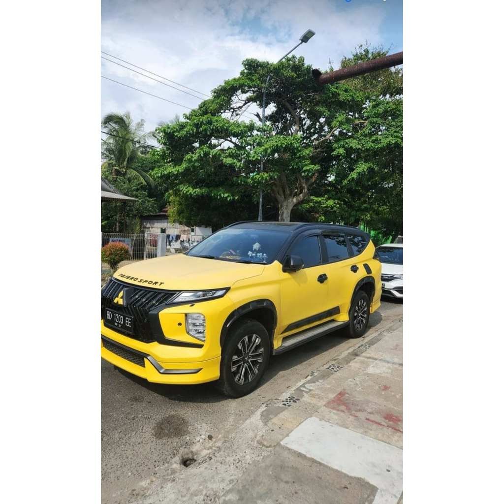 over fender Pajero Sport 2020-2023 model rock frod