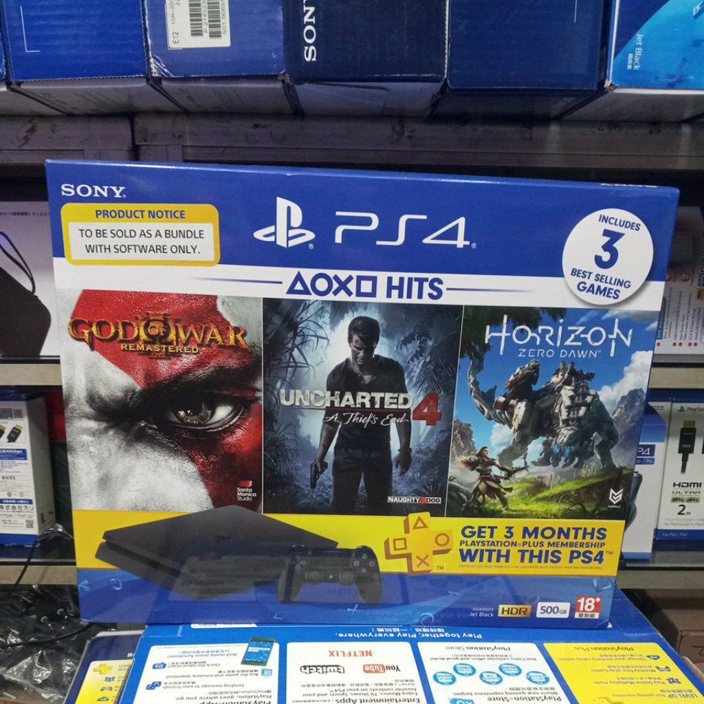 DUS LUAR sony PS4 SLIM 1Tb megapack