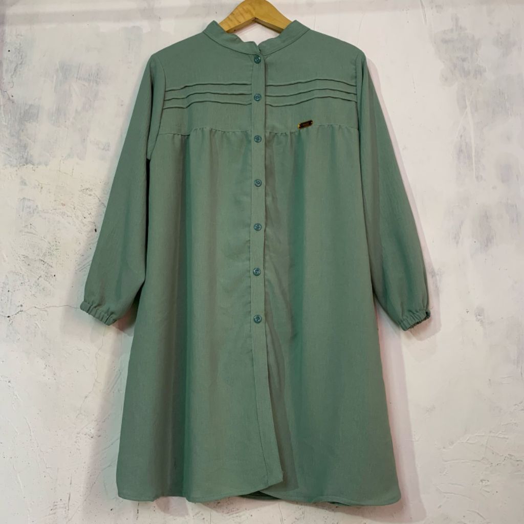 Atasan Wanita Murah Terbaru Kemeja Tunik Muslim Nyaman Adem Panjang