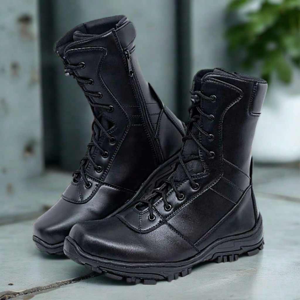 Sepatu PDL Sepatu PDL PDH TNI POLRI Jatah POLISI Sepatu PDL Satpam Security Sepatu Banser KULIT semi