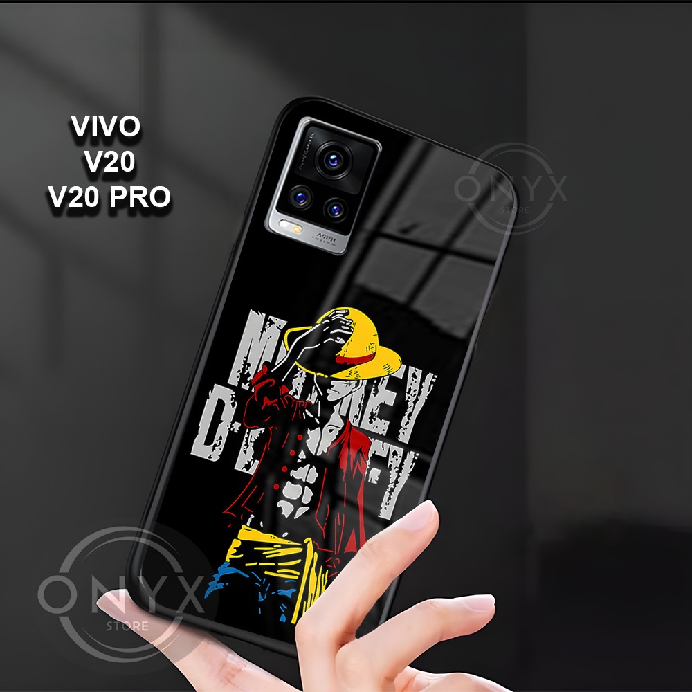 [W02] Softcase VIVO V20/V20 PRO Softcase Kaca Kilau Glossy | Kesing Vivo Motif Luffy | Case Vivo VIV