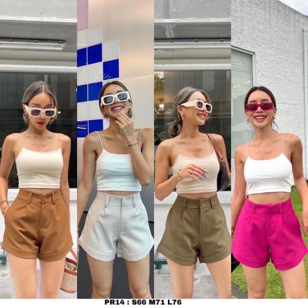 (Siku POLOS)New arrival Ready Promthong Hotpants bangkok best seller celana pendek casual wanita fas