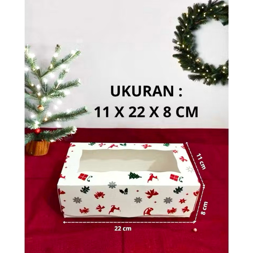 Box Dus Natal 22x11x8 Ivory ~ GALERI PLASTIK DAN FROZEN FOOD