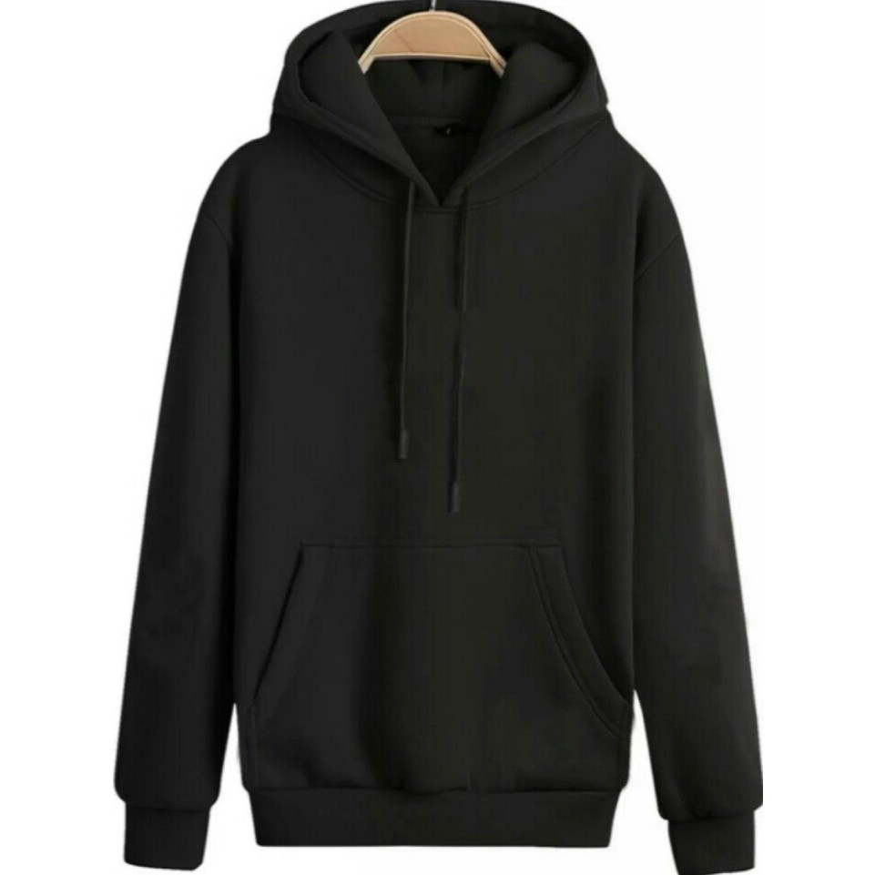 Jaket Hoodie Sweater Jumper Distro hitam banyak warna sablon bordir POLOS custom indonesia pria wani