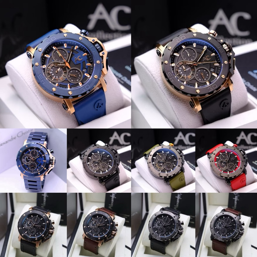 Jam Tangan Pria Alexandre Christie Collection 9205 AC9205 AC9205MC (ORIGINAL)