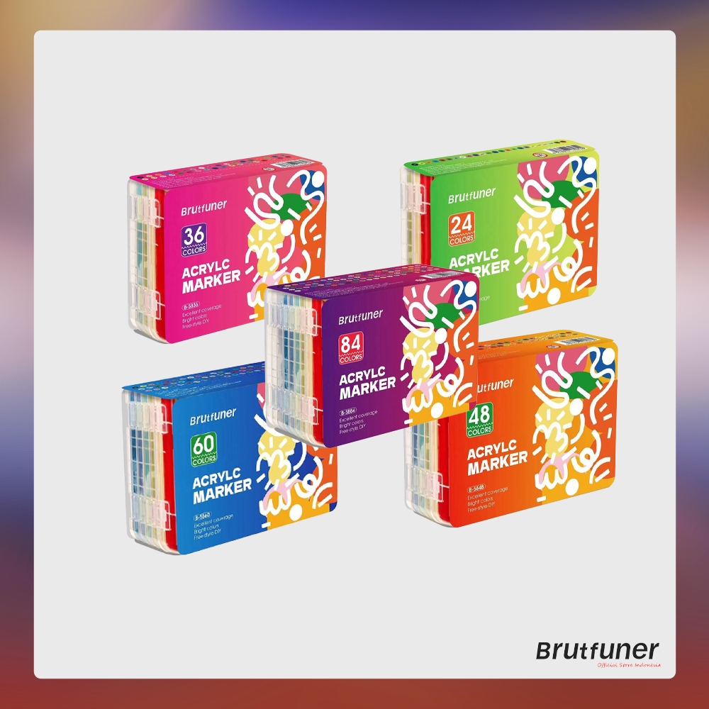 Brutfuner Acrylic Marker High Quality Marker Pen Brush Nib Drawing