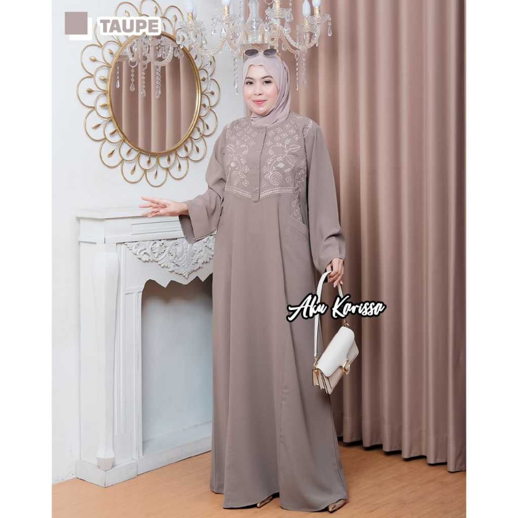 Baru Gamis Mahira dress Ori Aku Karissa Haisya Sabrina Adem Kekinian Couple Baju Muslim Kondangan Mu